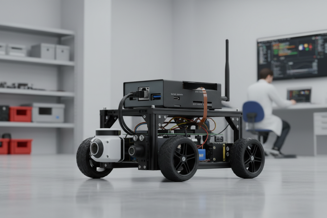 KKSB Coral Dev Board Case - Black and Grey Aluminium Enclosure