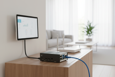 KKSB Raspberry Pi 4 Case - Aluminium and Steel - Space for Raspberry Pi Heatsink, Fan, PoE HAT