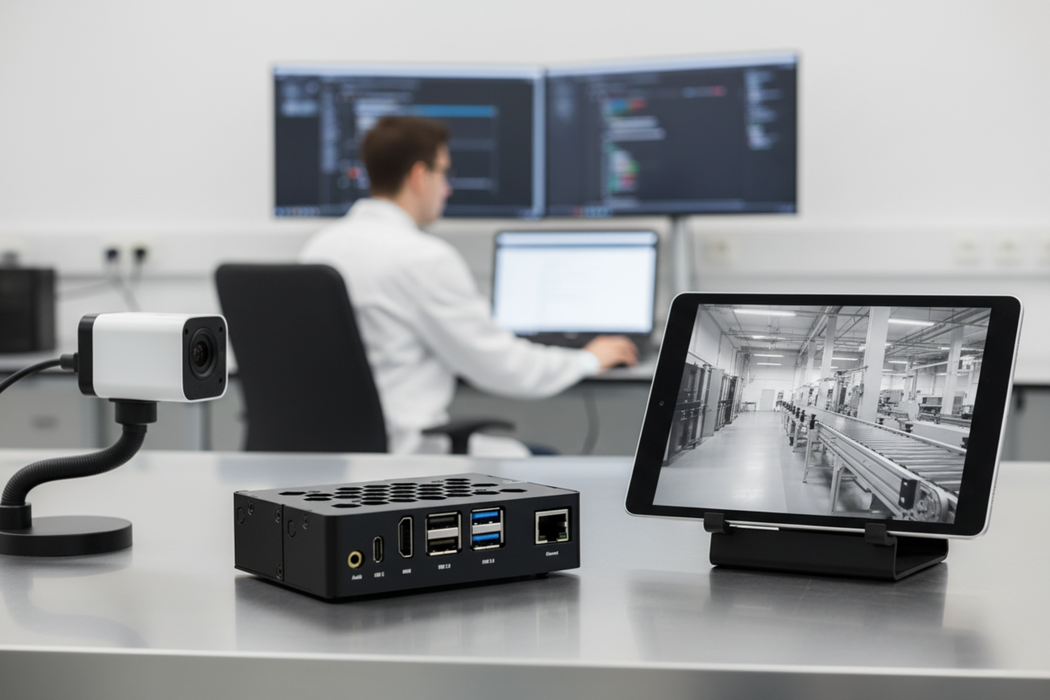 KKSB ROCK 5B Case with Heatsink - Black Aluminum Enclosure