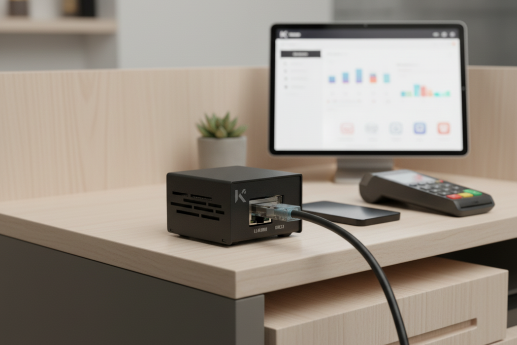 KKSB ROCK Pi S Case - Space for Radxa ROCK Pi S PoE HAT - SMA Antenna Support