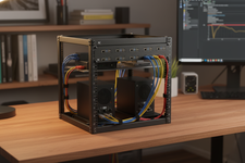 KKSB 19-Inch 2U Rack Panel for 10x Raspberry Pi
