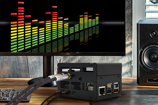 KKSB Case for Raspberry Pi 5 and Raspberry Pi DAC+ and DAC Pro Sound Cards