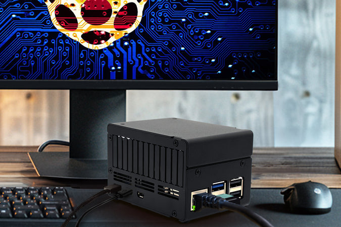 KKSB Cases KKSB Case for Raspberry Pi 5 - Compatible con tarjetas de sonido IQaudio DAC e KKSB Cases KKSB Case for Raspberry Pi 5 - Compatible con tarjetas de sonido IQaudio DAC e