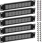 KKSB 10-Inch (10") 1U Rack Ventilation Panel – 5 Pack