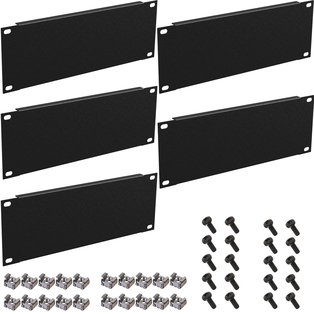 KKSB 10-Inch (10") 2U Rack Blank Panel – 5 Pack