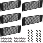 KKSB 10-Inch (10") 2U Rack Ventilation Panel – 5 Pack