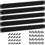 KKSB 19-Inch (19") 1U Rack Blank Panel – 5 Pack
