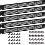KKSB 19-Inch (19") 1U Rack Ventilation Panel – 5 Pack