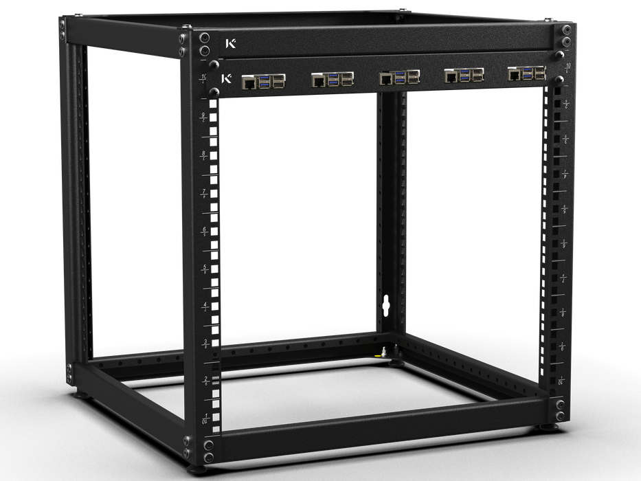 KKSB 19-Inch 1U Rack Panel for Raspberry Pi