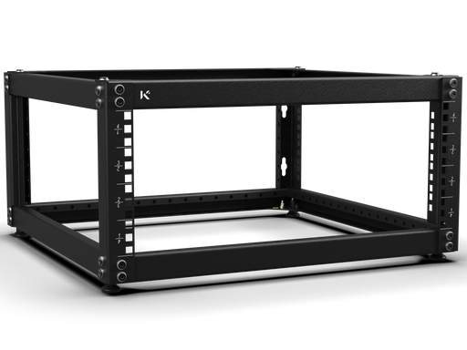 KKSB 19-Inch (19") 4U Open Rack Cabinet – Steel Wall Mount & Floor Standing Rack