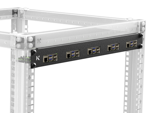 KKSB 19-Inch 1U Rack Panel for Raspberry Pi