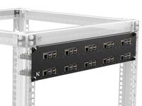 KKSB 19-Inch 2U Rack Panel for 10x Raspberry Pi