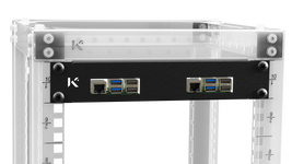 KKSB 10-Inch 1U Rack Panel for Raspberry Pi
