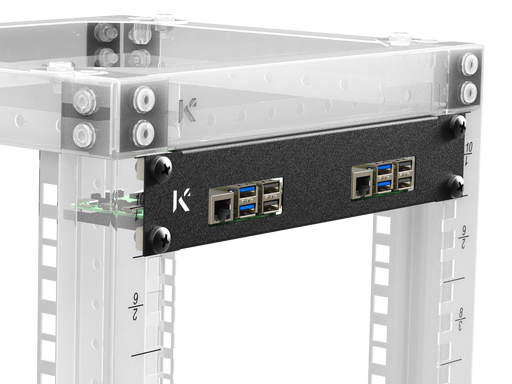 KKSB 10-Inch 1U Rack Panel for Raspberry Pi
