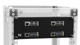 KKSB 10-Inch 2U Rack Panel for Raspberry Pi