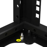 KKSB 19-Inch (19") 6U Open Rack Cabinet – Steel Wall Mount & Floor Standing Rack