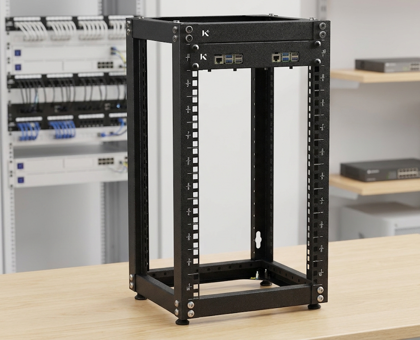 KKSB 10-Inch 1U Rack Panel for Raspberry Pi