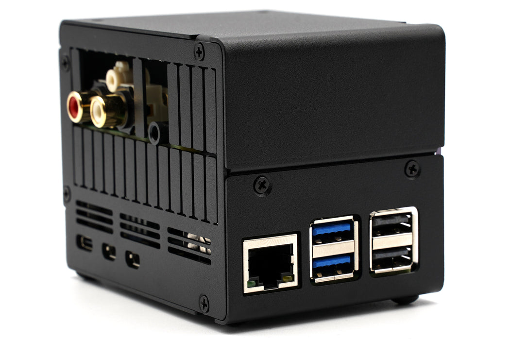 KKSB Case for Raspberry Pi 5 – Tall Aluminum Enclosure for Dual HATs & NVMe HATs
