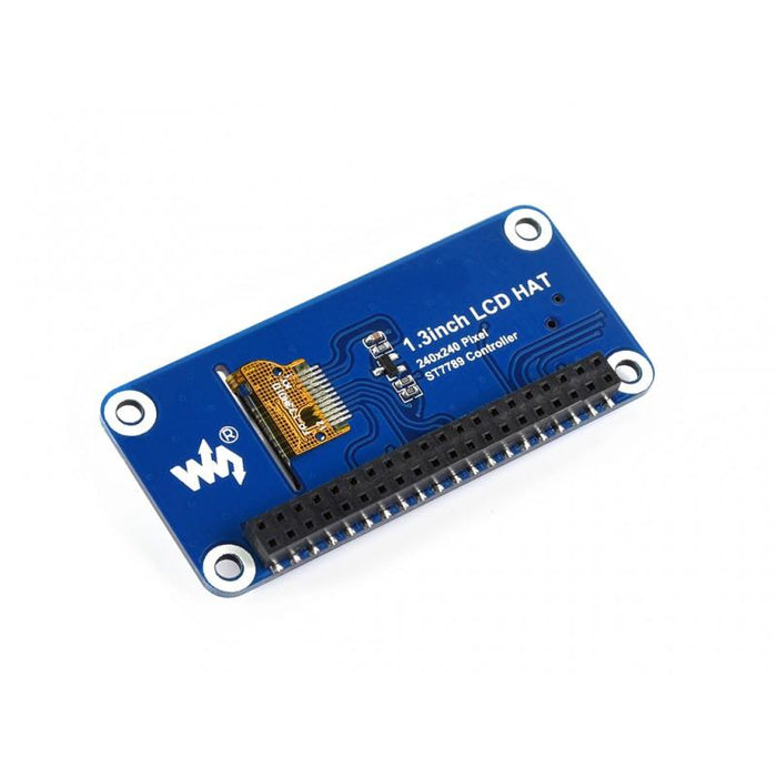 1.3 inch 240x240p ST7789 RGB IPS LCD HAT for Raspberry Pi SPI Interface 40PIN GPIO Header