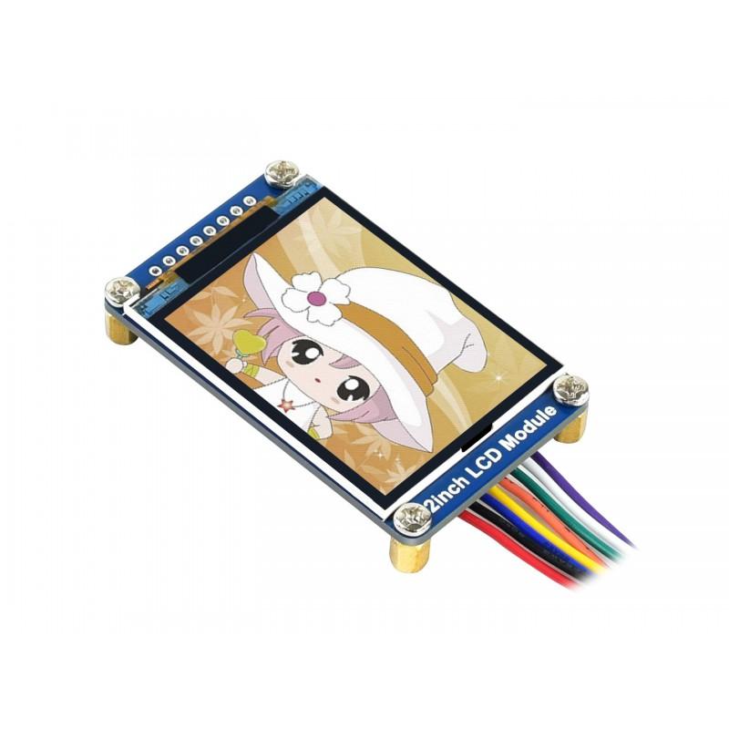 2.0 inch 240x320p 262K ST7789 RGB IPS LCD SPI Interface Low Power 3.3V Compatible