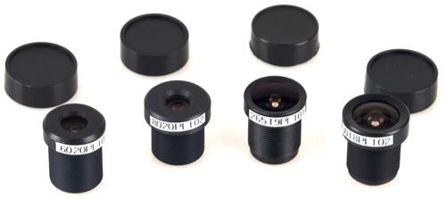 M12 Lens (4-in1) Kit – 650nm / 8mm – 6mm – 3mm – 2.65mm (Wihtout IR Cut Filter)
