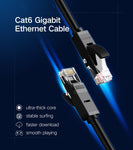 Ugreen CAT 6 Ethernet Cable (Black / Round / 5m)
