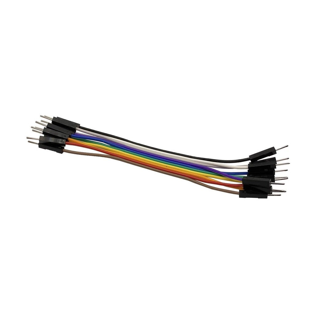 Jumper Wires with Male-Male Connectors - 10 Pieces