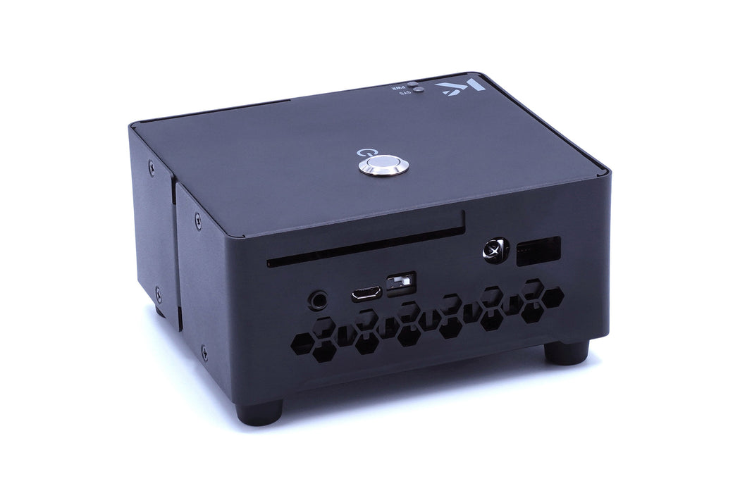 KKSB Odroid N2+ Active Cooling Case with Fan - Black Aluminium