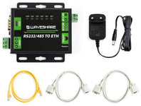 Industrial RS232 RS485 to Ethernet Converter for EU
