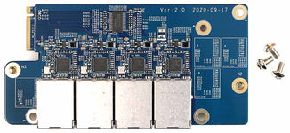 Odroid H2 and H2+ Net Card with 4 2.5 GbE Ports