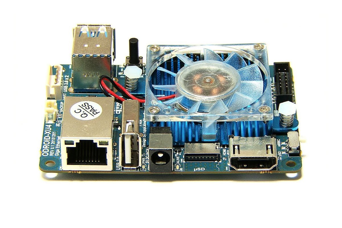 HardKernel ODroid-XU4 Single Board Computer + Active Cooling Fan