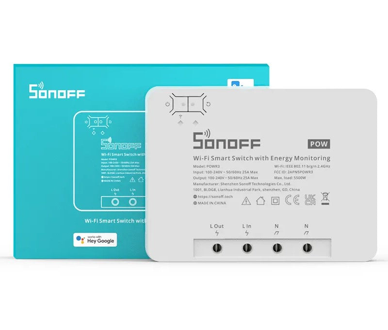SONOFF POWR3 Hög Effekt Smart Switch