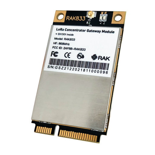 RAK833 LoRa Gateway Concentrator mPCIe Module SX1301 FT2232H SPI USB EU868 MHz