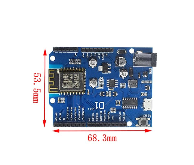 Arduino UNO R3 D1 Clone with WiFi ESP8266 — KKSB Cases