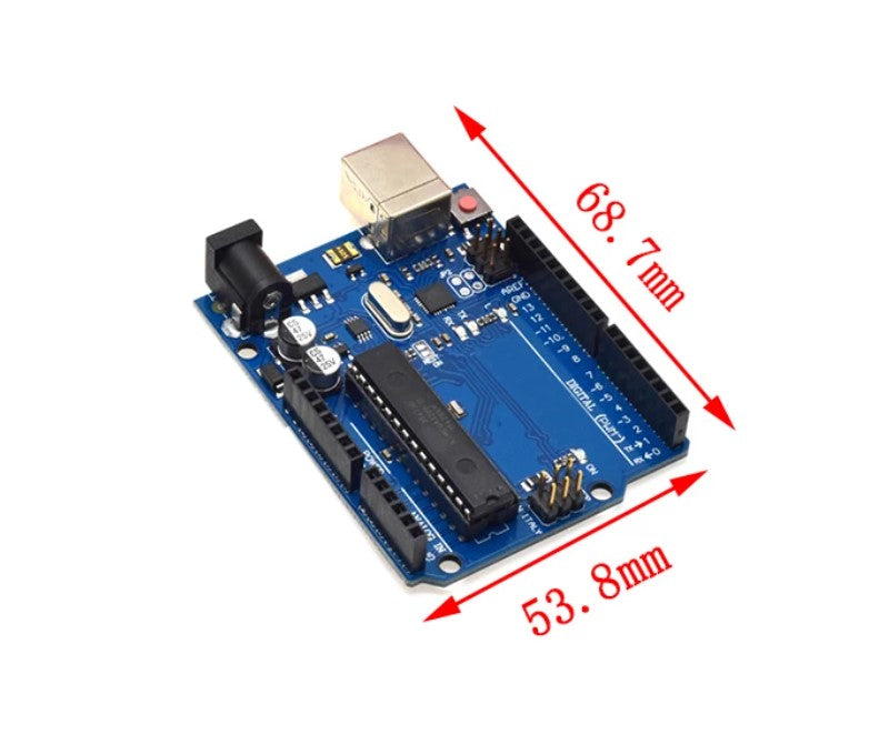 Arduino Uno R3 Development Board (Without Cable) - Clone Compatiable