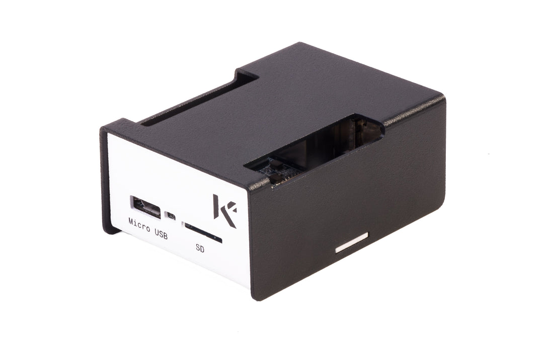 KKSB NanoPi NEO Plus2 Case - Black and White Aluminium