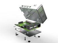 KKSB Raspberry Pi 4 Heatsink Case – Machined Aluminium Passive Cooling Case