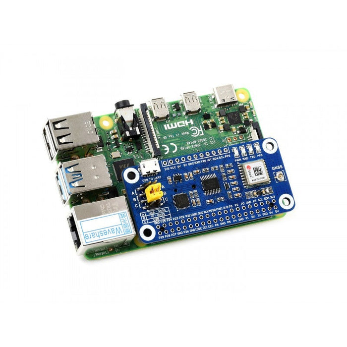 MAX-7Q GNSS GPS HAT for Raspberry Pi and Jetson Nano – GLONASS SBAS QZSS Support