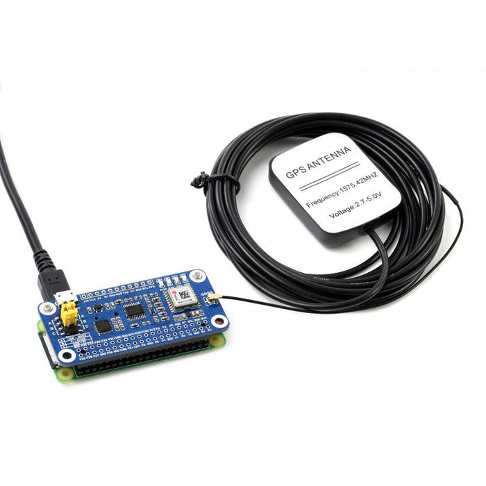 MAX-7Q GNSS GPS HAT for Raspberry Pi and Jetson Nano – GLONASS SBAS QZSS Support