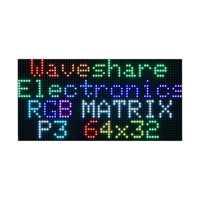 RGB LED Matrix Panel for Raspberry Pico Full-Color 64x32 Pixels Adjustable Brightness
