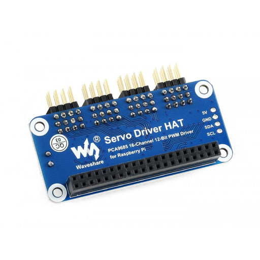 Servo Driver HAT for Raspberry Pi Right Agnel Pin Header